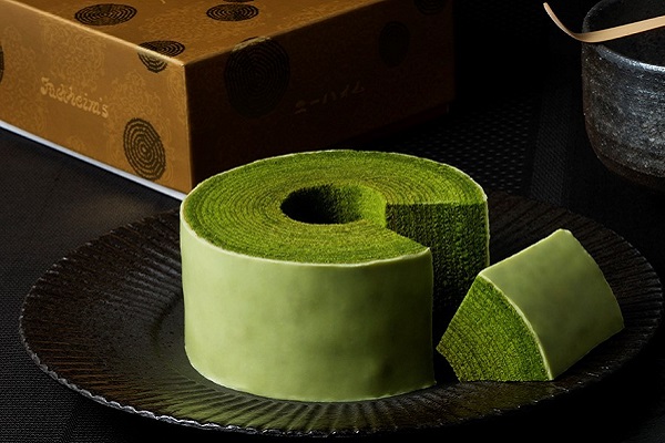 抹茶のバウムクーヘン