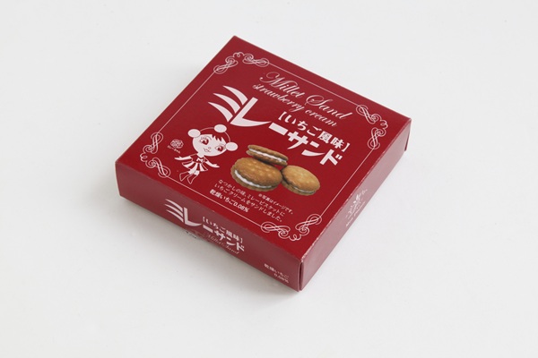 おいしい！かわいい！ミレーサンドいちご風味