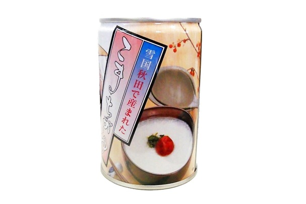 賞味期限５年こまちがゆ４缶、梅干缶２缶セット